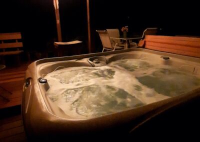 Cabin Rental Hot Tub